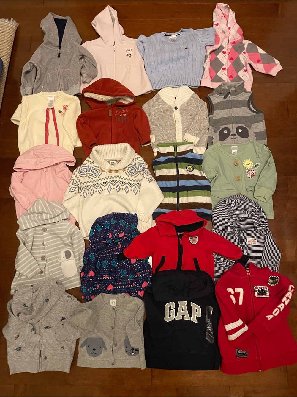 Lot 20 pcs. Jacket, Sweatshirt - Kids 3-9m++